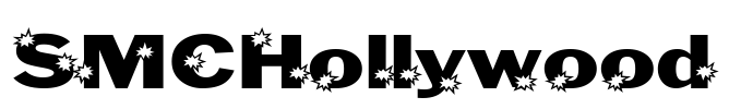 SMCHollywood Font Image
