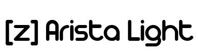 [z] Arista Light Font Image