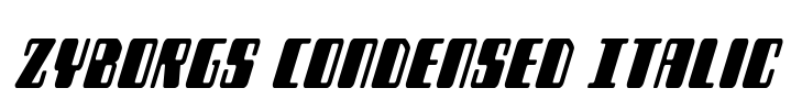 Zyborgs Condensed Italic