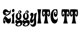 ZiggyITC TT Font Image