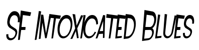 SF Intoxicated Blues Font Image