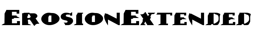 ErosionExtended Font Image