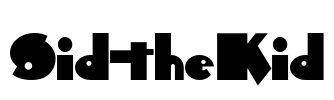 Sid-theKid Font Image
