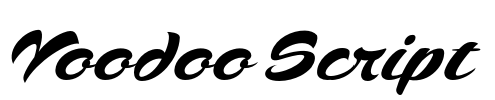 Voodoo Script Font Image