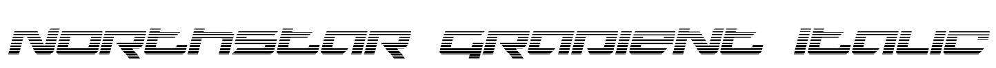 Northstar Gradient Italic