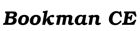 Bookman CE Font Image