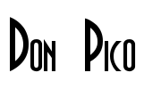 Don Pico Font Image