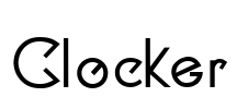Clocker Font Image