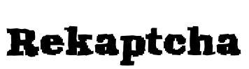 Rekaptcha Font Image