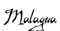 Malagua Font Image