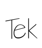 Tek Font Image