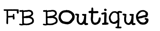 FB Boutique  Font Image