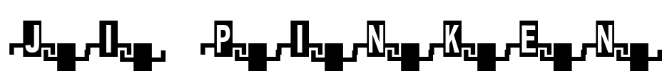 JI-Pinken Font Image