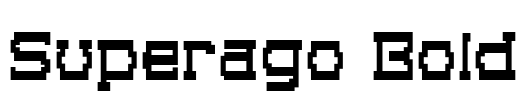 Superago Bold Font Image