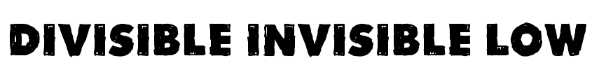 Divisible Invisible Low Font Image