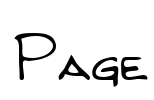 Page Font Image