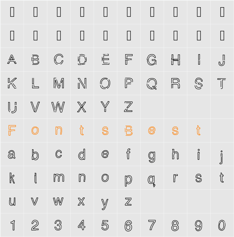 SimplyChalky Character Map