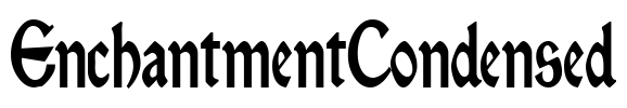 EnchantmentCondensed Font Image