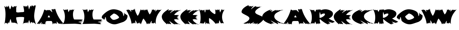 Halloween_Scarecrow Font Image