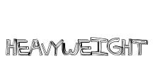 HeavyWeight Font Image