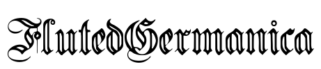 FlutedGermanica Font Image