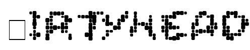 DirtyHead Font Image