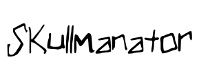 Skullmanator Font Image