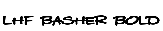 LHF Basher BOLD Font Image
