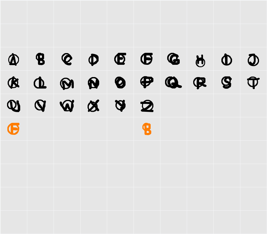 HardWare Character Map