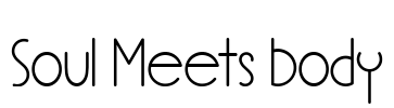 Soul Meets Body Font Image