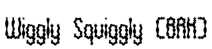 Wiggly Squiggly (BRK) Font Image