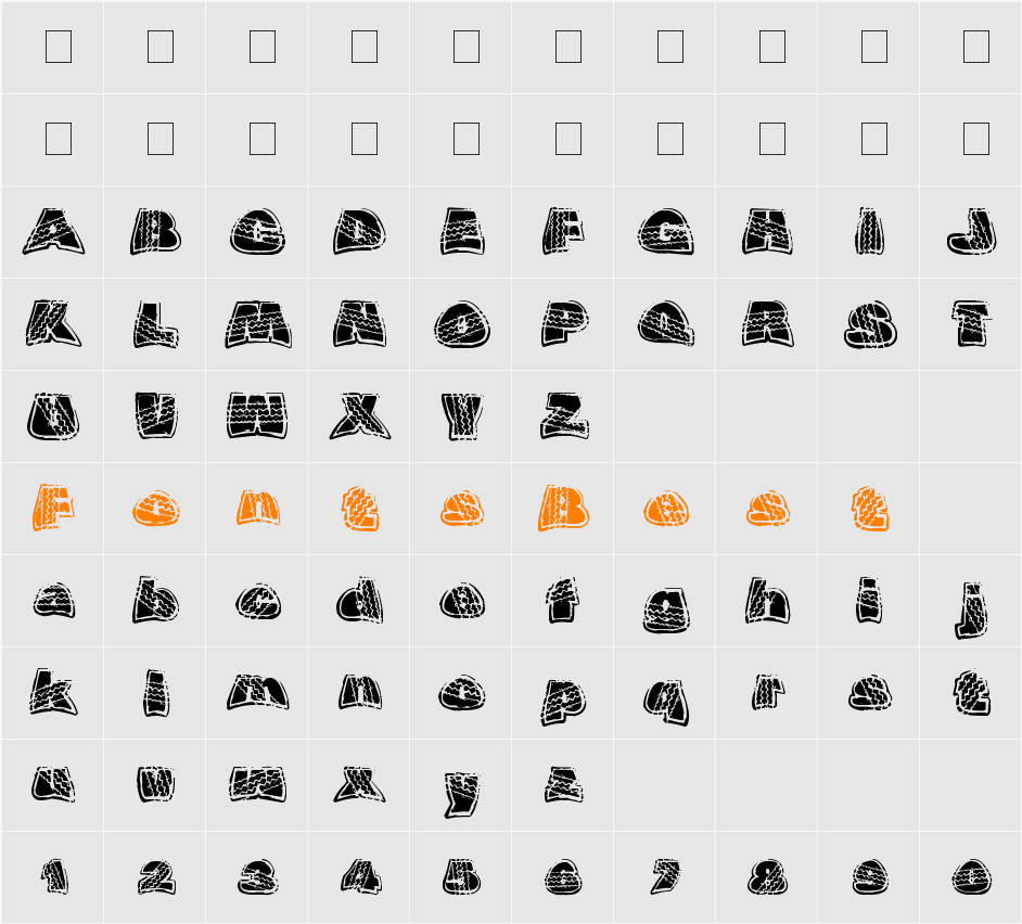 OverRide DSG Character Map