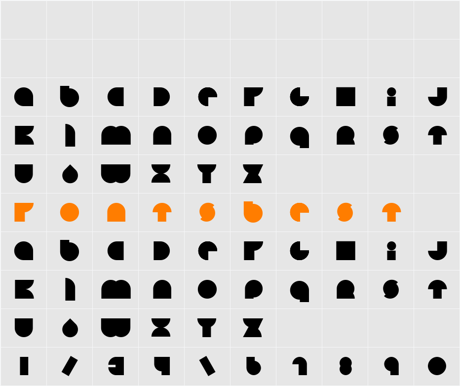 HAPPYLOVERSTOWN.EU - Lovers Square Character Map
