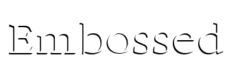 Embossed