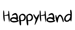 HappyHand Font Image
