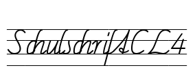 SchulschriftCL4 Font Image