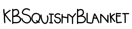 KBSquishyBlanket Font Image