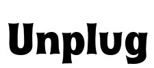 Unplug Font Image
