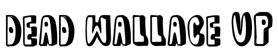 dead wallace UP Font Image