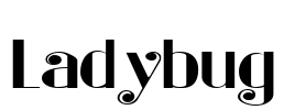 Ladybug Font Image