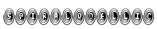 SpiralOdellic Font Image