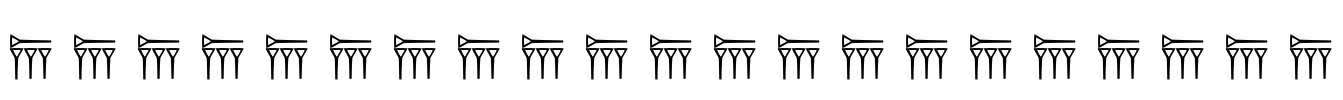 persische Keilschrift Font Image
