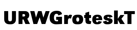 URWGroteskT Font Image