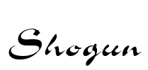 Shogun Font Image