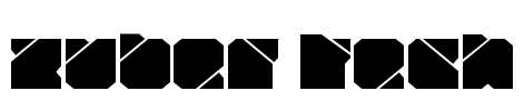 Zuber tech Font Image