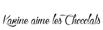 Karine aime les Chocolats Font Image