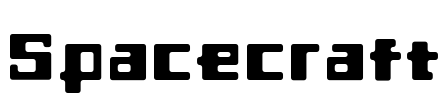 Spacecraft Font Image