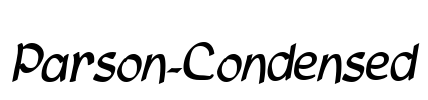 Parson-Condensed Font Image