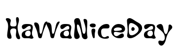 HavvaNiceDay Font Image