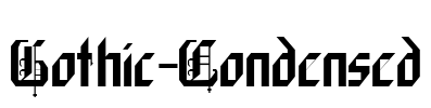 Gothic-Condensed